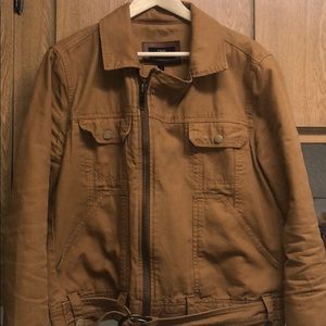 FRYE Tan Motorcycle Jacket